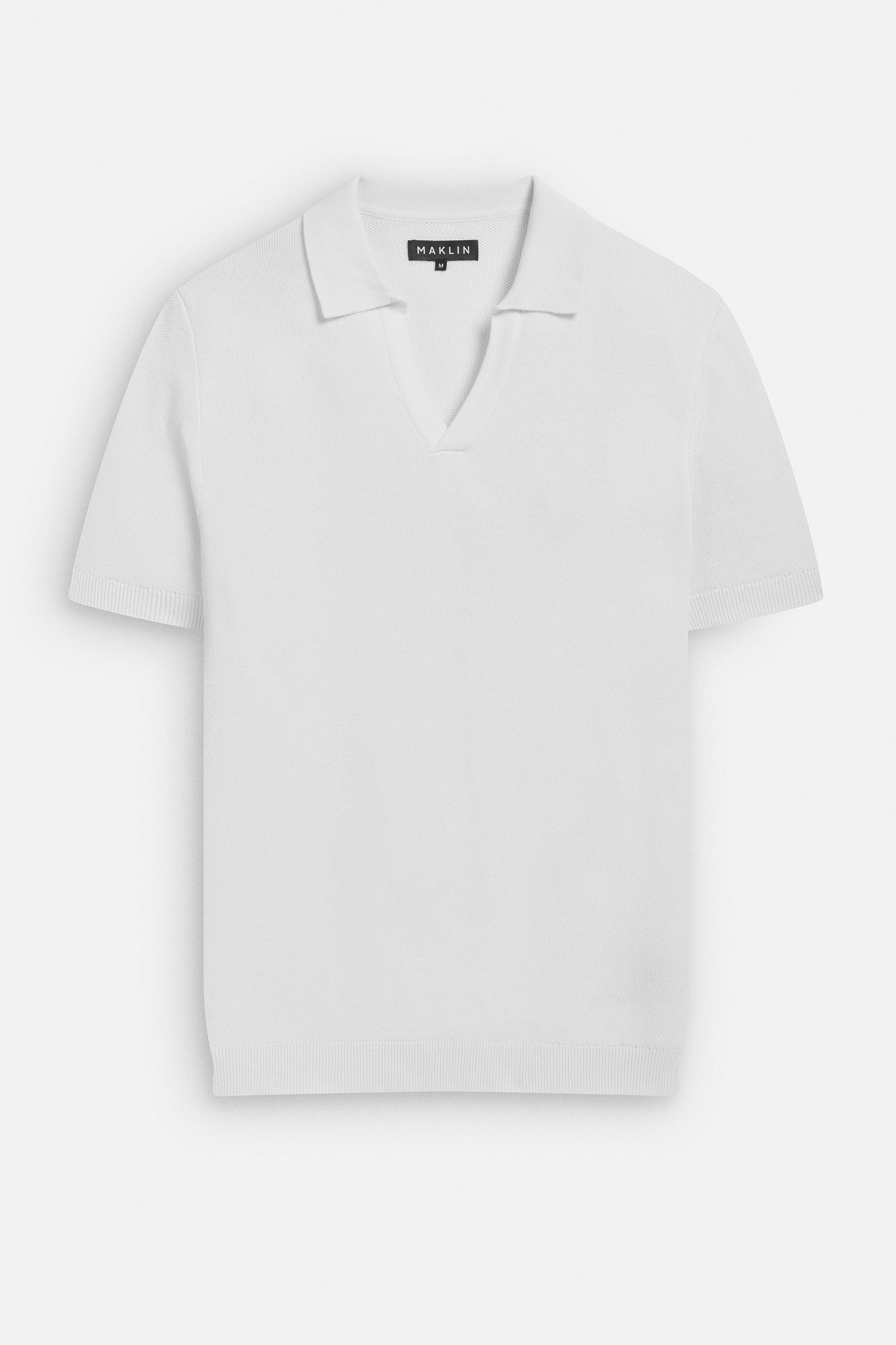 Alick Short Sleeve Polo Shirt - White