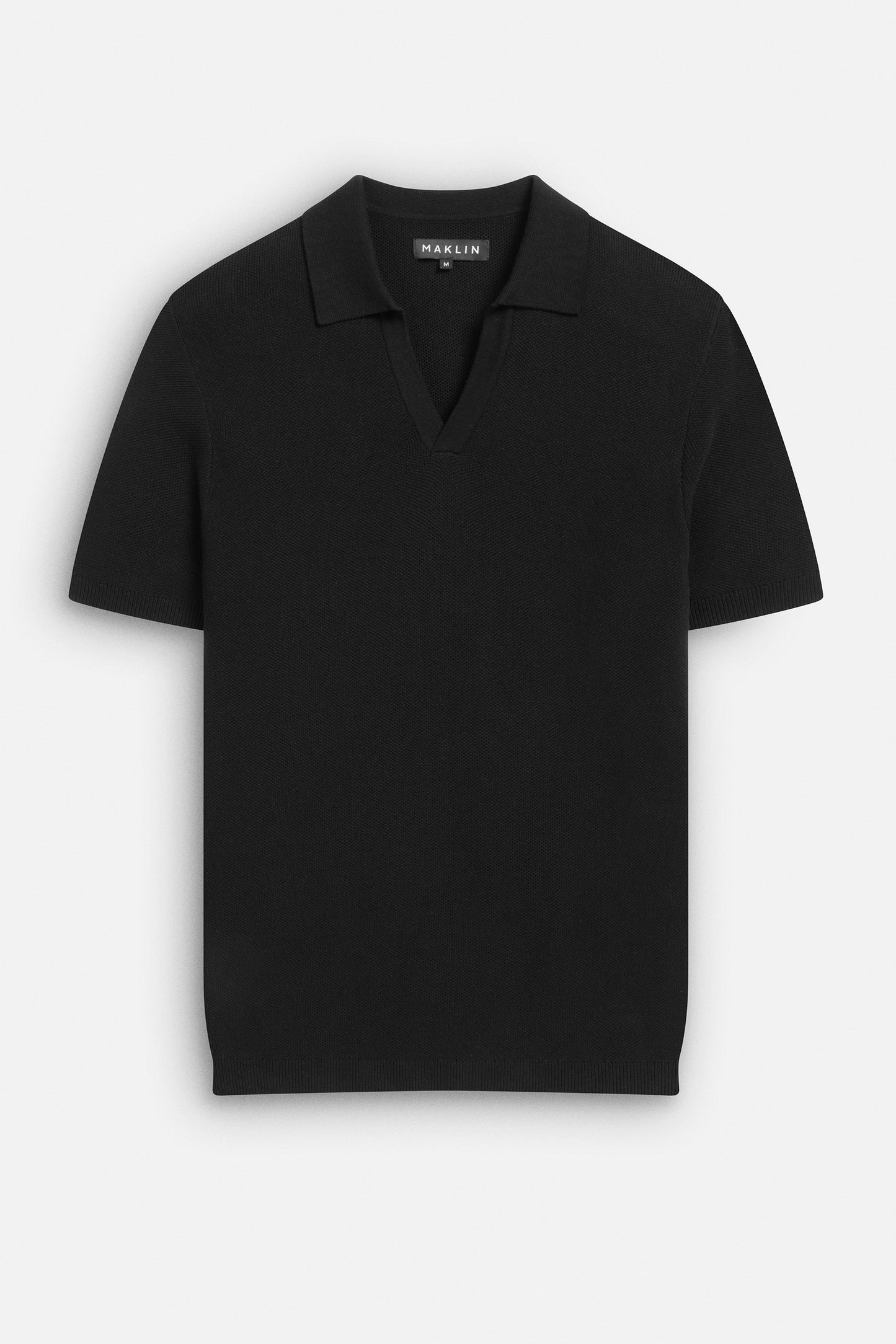 Alick Short Sleeve Polo Shirt - Black