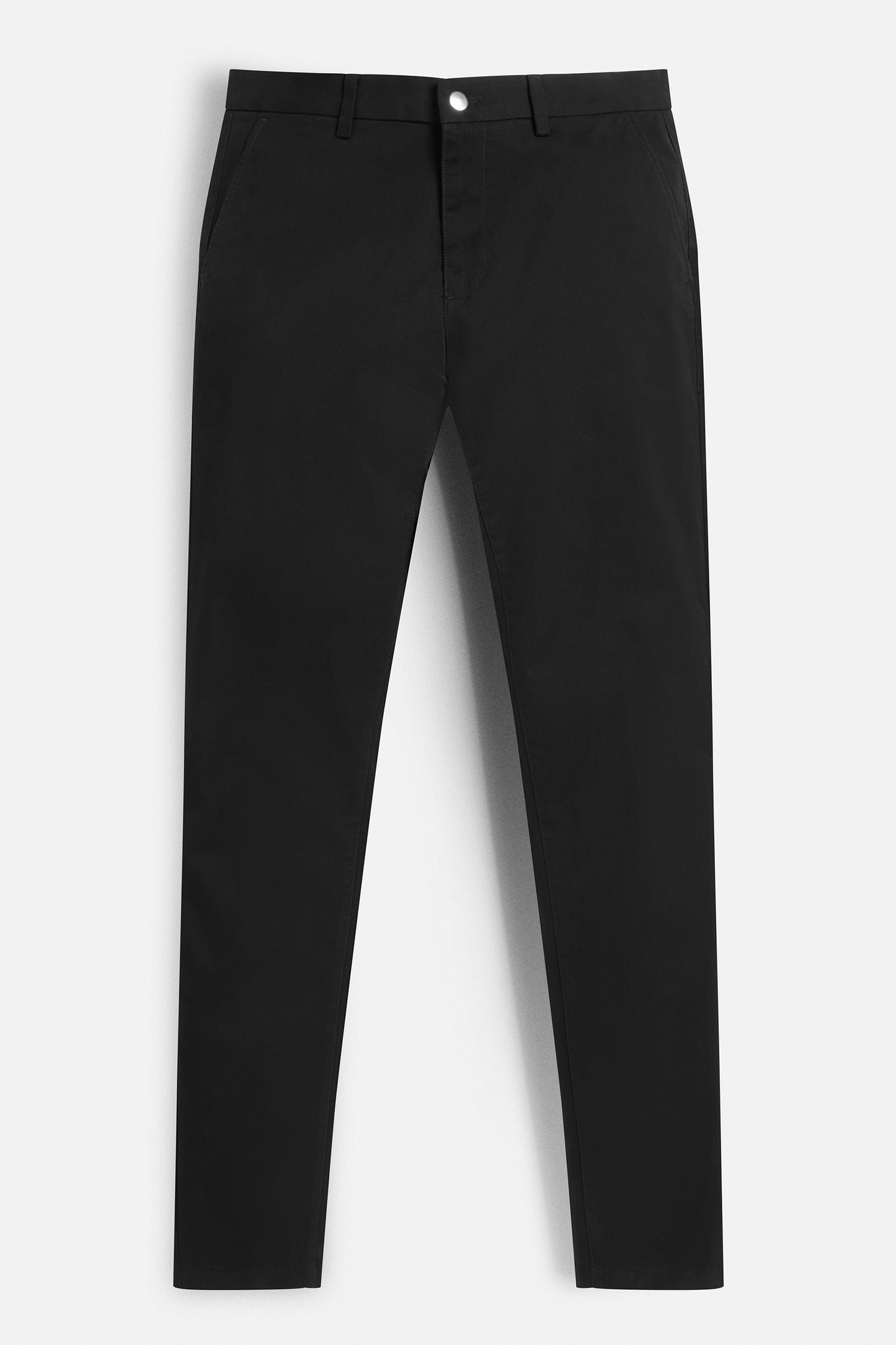 Men's black chino trousers from Maklin Clothing