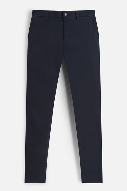 Men's navy blue chino trousers from Maklin Clothing